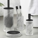Accessoires de salle de bain porte-savon porte-brosses à dents en verre dépoli Marmor Promotion