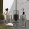 Accessoires de salle de bain porte-brosses porte-savon distributeur en verre Retro Promotion