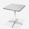 Table 70x70 + 2 chaises en aluminium pour bar et jardin extérieur Bliss Catalogue