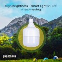 Lampe LED portable 50W avec panneau solaire et télécommande SunStars Offre