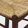 Chaise de cuisine salle à manger bar et restaurant en bois et assise en paille Paesana Catalogue