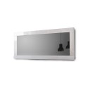 Miroir blanc brillant 75 x 170 cm mur entrée salon Miro Amalfi Promotion