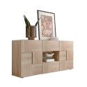 Buffet de salon 2 portes 2 tiroirs en bois design moderne Dama Sm Offre