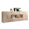Buffet salon 241 cm en bois de chêne avec 2 portes et 4 tiroirs Dama Sm L Offre
