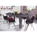 Table à manger extensible 90x137-185cm gris brillant Plus Prisma Catalogue