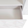 Buffet 2 portes 2 tiroirs 181cm design blanc brillant Prisma Wh M Choix