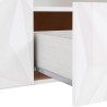 Buffet 2 portes 2 tiroirs 181cm design blanc brillant Prisma Wh M Modèle