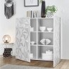 Buffet moderne 2 portes blanc brillant Prisma Tet Wh Catalogue