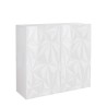 Buffet moderne 2 portes blanc brillant Prisma Tet Wh Offre
