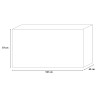 Meuble TV moderne avec 2 portes et 1 tiroir, blanc brillant Alis Wh Prisma Choix