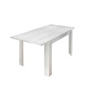 Table à rallonge en bois 90x137-185cm blanc brillant Vigo Urbino Remises