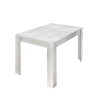 Table à manger extensible en bois 90x137-185cm blanc brillant Vigo Urbino Réductions