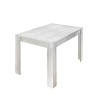 Table à rallonge en bois 90x137-185cm blanc brillant Vigo Urbino Réductions