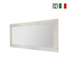Miroir de salon cadre bois blanc 75x170 cm Self Urbino Vente
