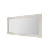 Miroir de salon avec cadre en bois blanc 75x170cm Self Urbino Offre