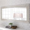 Miroir de salon cadre bois blanc 75x170 cm Self Urbino Promotion