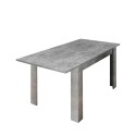 Table à manger moderne extensible 90x137-185cm effet béton Fold Urbino Offre