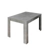 Table à manger moderne extensible 90x137-185cm effet béton Fold Urbino Remises