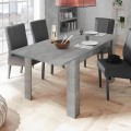 Table à manger moderne extensible 90x137-185cm effet béton Fold Urbino Promotion