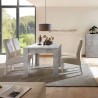 Table à manger moderne extensible 90x137-185cm effet béton Fold Urbino Choix