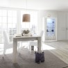 Table à manger extensible en bois 90x137-185cm blanc brillant Vigo Urbino Catalogue