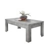 Table basse moderne 65x122cm béton gris Iseo Urbino Offre