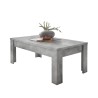 Table basse moderne salon 65x122 cm gris ciment Iseo Urbino Offre