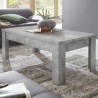 Table basse moderne salon 65x122 cm gris ciment Iseo Urbino Promotion