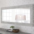 Miroir mural 75x170 cm avec cadre gris Alma Urbino Promotion