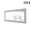 Miroir mural 75x170 cm avec cadre gris Alma Urbino Vente