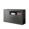 Buffet noir moderne salon 3 portes Urbino Ox M Offre