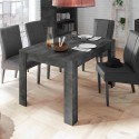 Table à rallonge design moderne 90x137-185cm bois noir Diogo Urbino Réductions