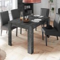 Table extensible design moderne 90x137-185cm bois noir Diogo Urbino Réductions