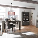 Table extensible design moderne 90x137-185cm bois noir Diogo Urbino Modèle