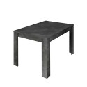 Table à rallonge design moderne 90x137-185cm bois noir Diogo Urbino Remises