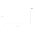 Extension 48 cm pour table à manger noir oxydé Log 180x90 cm Urbino Remises