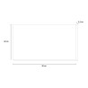 Extension 48 cm pour table à manger noir oxydé Log 180x90 cm Urbino Remises