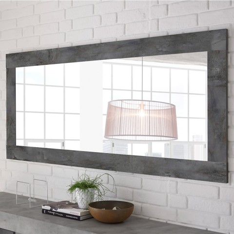 Miroir mural moderne noir 75x170 cm Moment Urbino Promotion