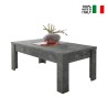 Table basse moderne noire de salon 65x122cm Morris Urbino Vente