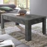 Table basse moderne noire de salon 65x122cm Morris Urbino Promotion