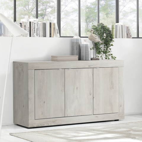 Buffet moderne 3 portes en bois 160 cm Modis Pc Basic Promotion