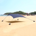 Tente de plage protection UV parasol portable 2,3 x 2,3 m Formentera Prix