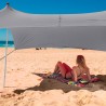 Tente de plage protection UV parasol portable 2.3 x 2.3 m Formentera Remises