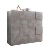 Buffet de cuisine moderne en béton 2 portes design damier Dama Lola Ct Offre