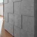Buffet de cuisine moderne en béton 2 portes design damier Dama Lola Ct Remises