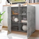 Buffet de cuisine moderne en béton 2 portes design damier Dama Lola Ct Catalogue
