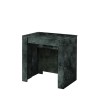 Table console extensible moderne noire 54-252cm Wing Vente