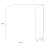 Table console extensible moderne noire 54-252cm Wing Catalogue