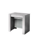 Table console extensible en bois blanc 54-252cm Coast Offre