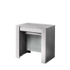 Table console extensible en bois blanc 54-252cm Coast Offre